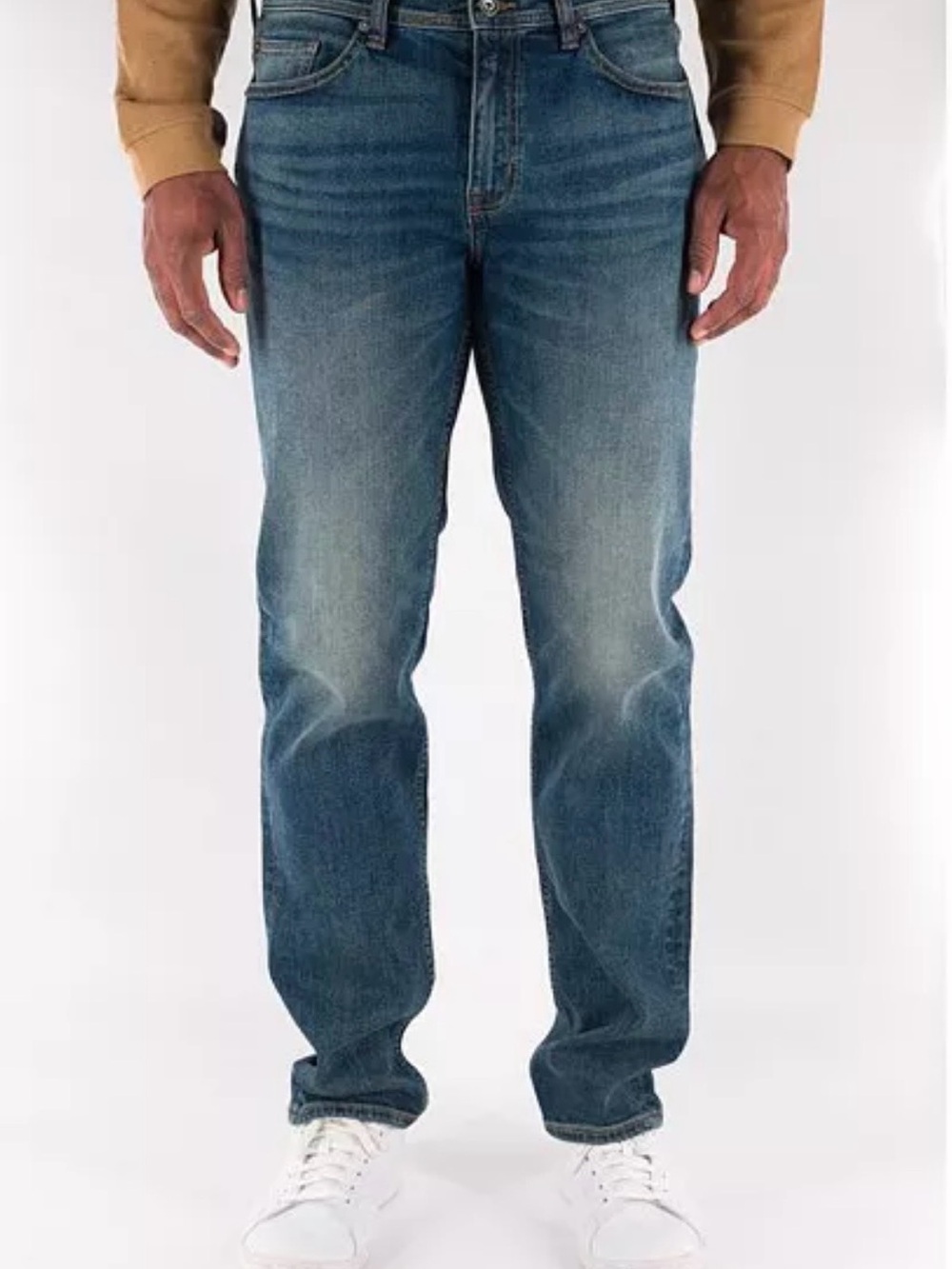 Men's DEVIL-DOG Athletic Denim Jeans Men’s Jeans in Blue
